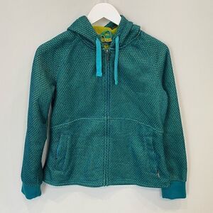 PrAna Textured Full Zip Jacket With Hood